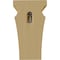 Ekena Millwork 3 1/2"W x 3 3/4"D x 6"H Mini Nevio Wood Corbel, Alder CORW03X03X06NEAL - alternate 4